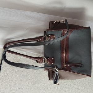 Melie Bianco Vegan Leather Crossbody Handbag